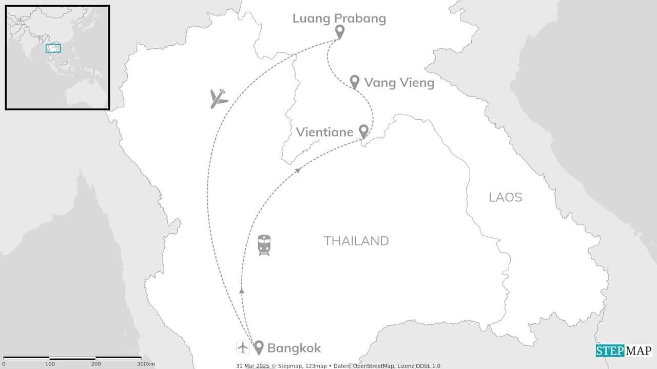 2 for 1 Laos: Bangkok Buzz to Lao-vely Views