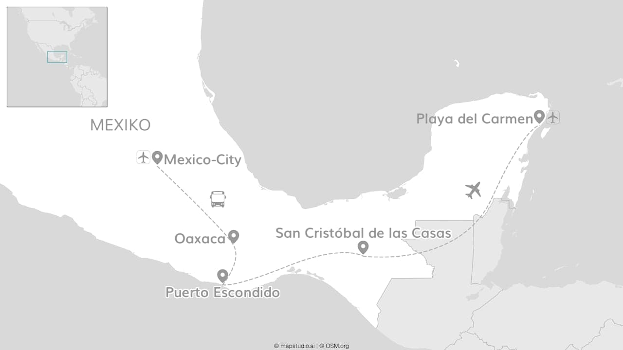 2 for 1 Mexiko: Viva la Capital, Viva la Playa
