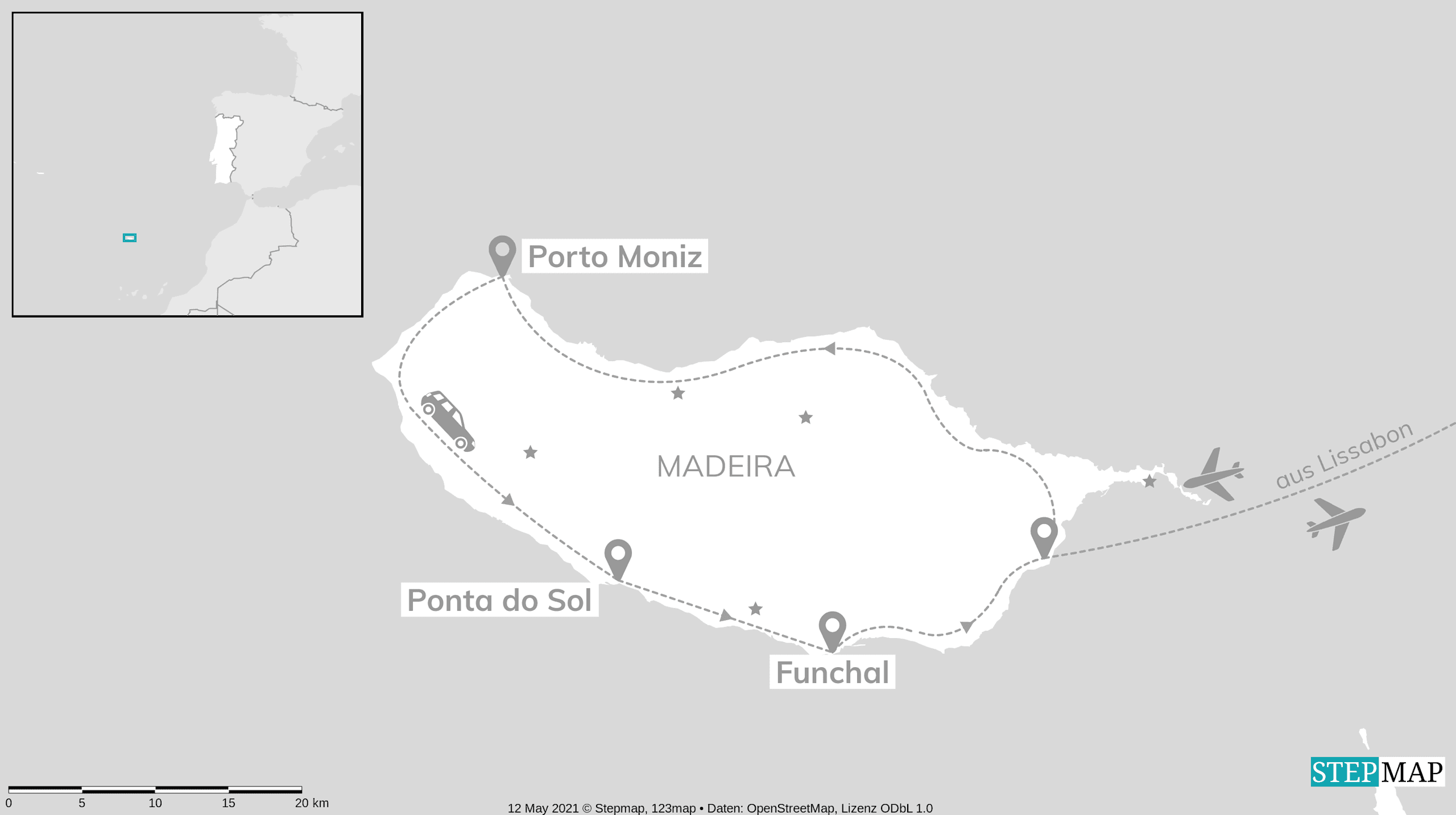 Lissabon & Madeira: City Break trifft Insel Roadtrip