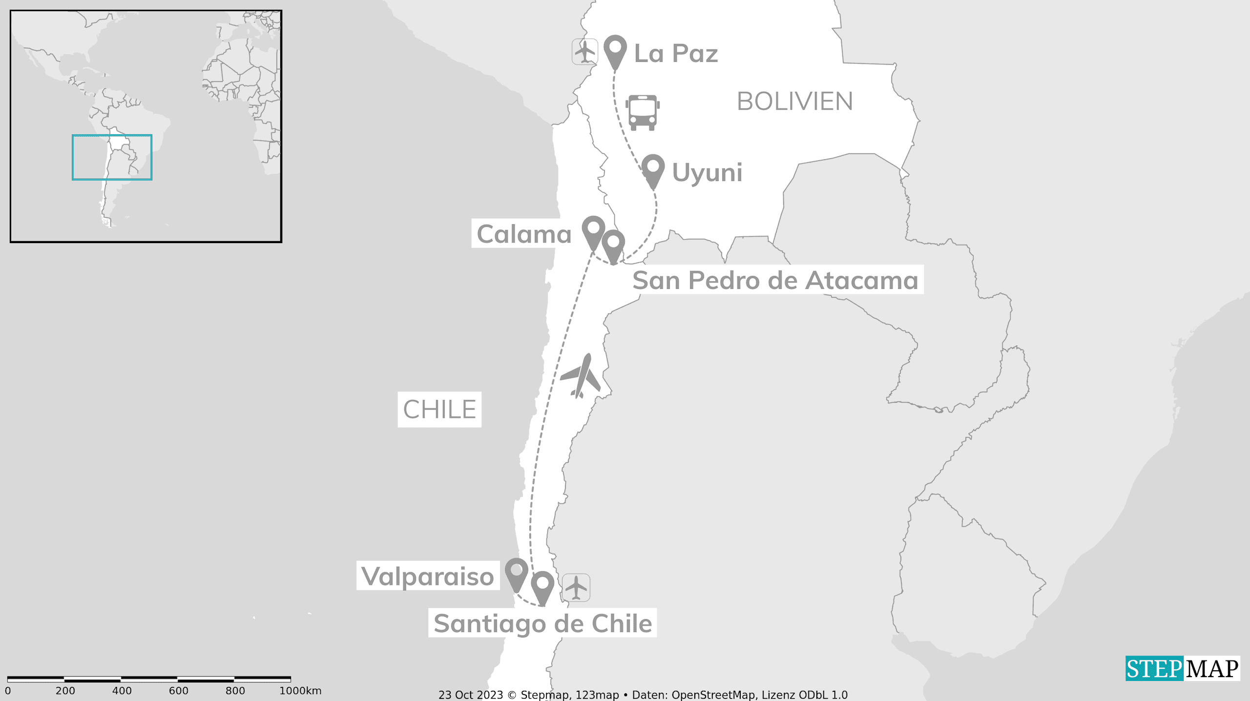 Chile & Bolivien: From Atacama Geysirs to Wonders of Uyuni