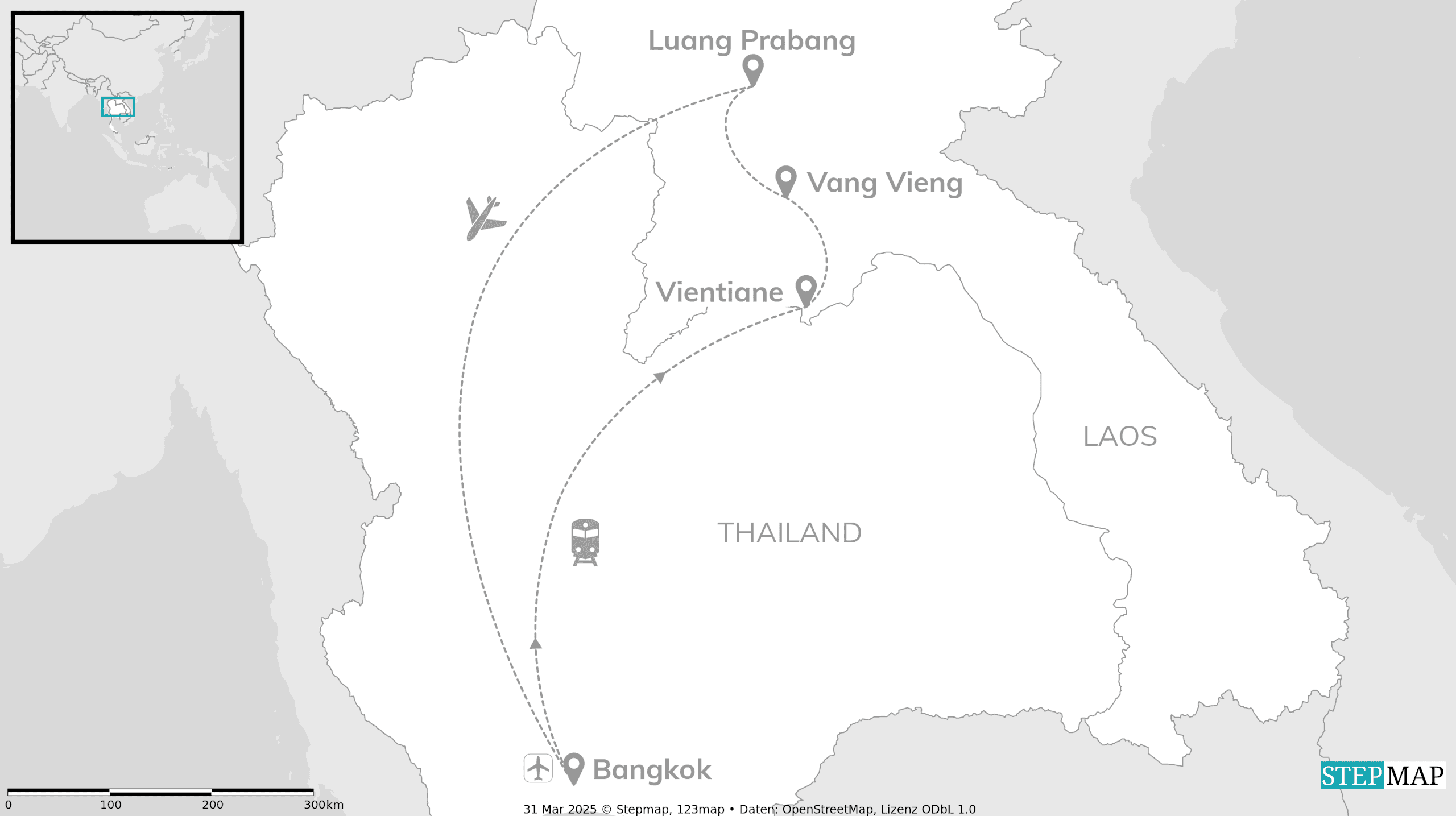 2 for 1 Laos: Nature Escape trifft Bangkok