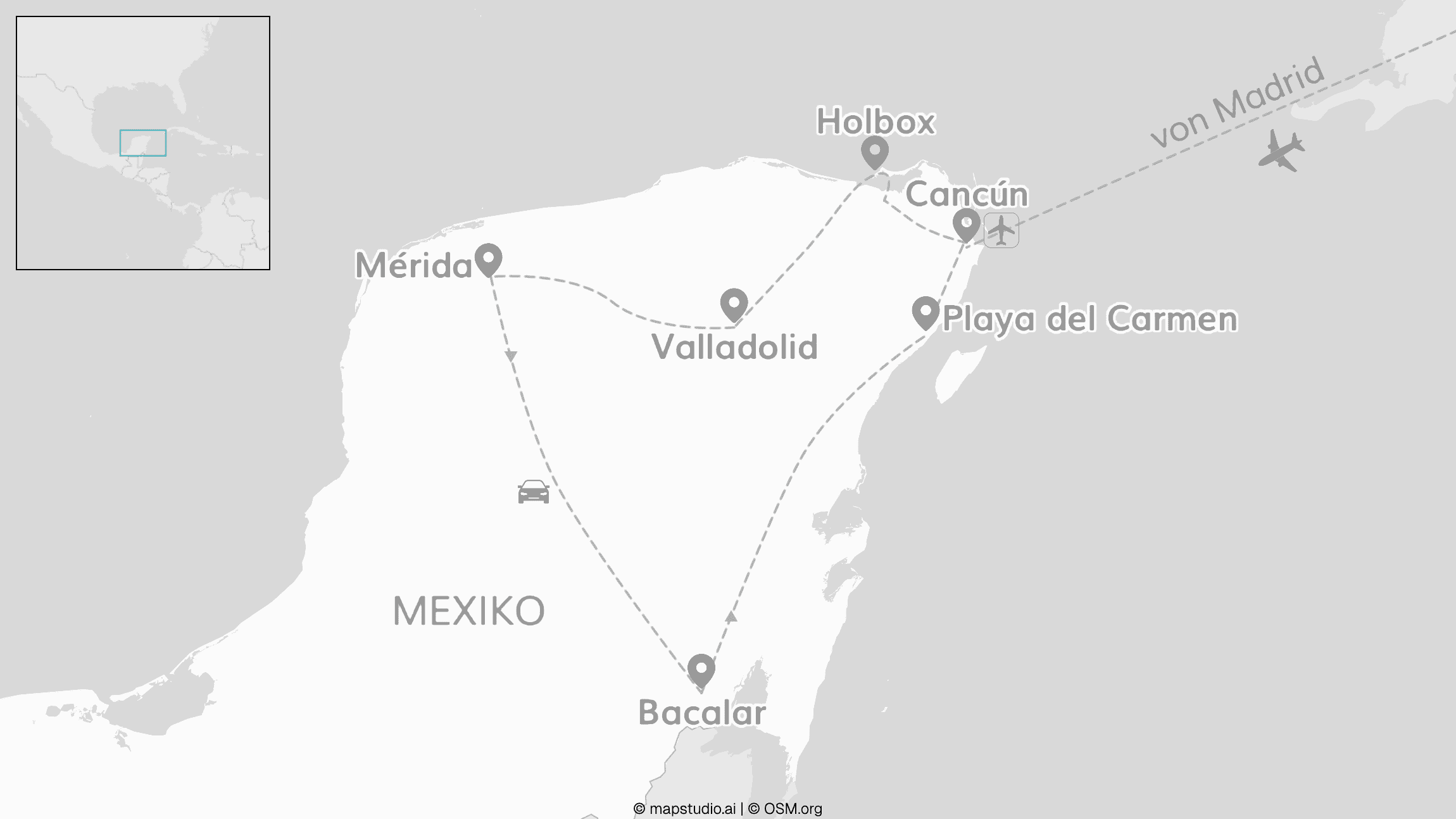 Madrid for Free & Mexiko: City Stop zum Roadtrip